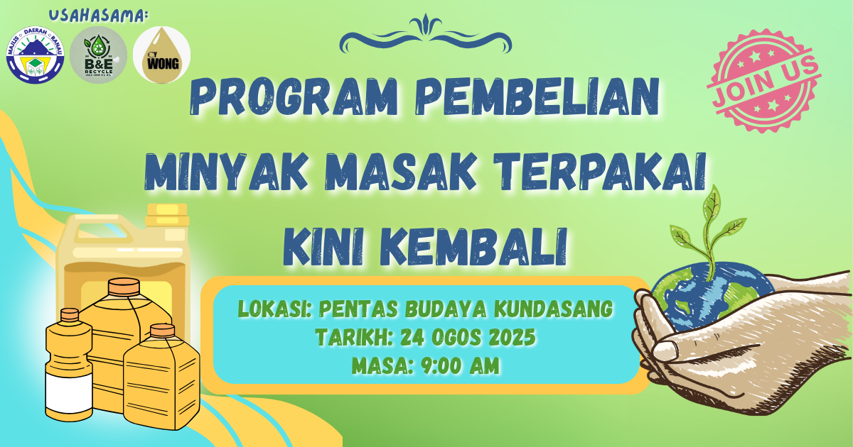 PROGRAM PEMBELIAN MINYAK MASAK TERPAKAI KEMBALI LAGI! – Kundasang