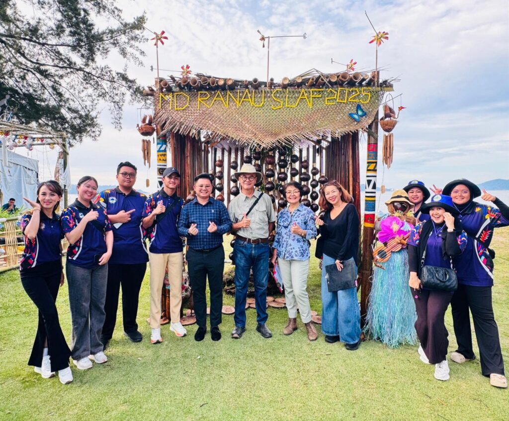 May be an image of one or more people and text